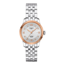 Tissot Le Locle Lady Goldlünette 29mm T932.207.41.036.00 - Zifferblatt Silber, Armband Stahl