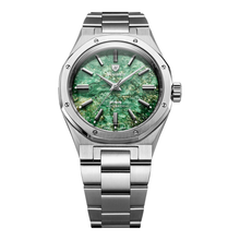 Nivada Grenchen F77 SST Green Aventurine MK2 38mm 68053A – Herrenuhr 38 mm, Zifferblatt Grün
