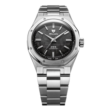 Nivada Grenchen F77 SST Meteorite MK2 38mm 68049A – Herrenuhr 38 mm, Zifferblatt Grau