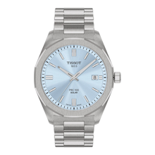 Tissot PRC 100 Solar 39mm T151.422.11.351.00 - Zifferblatt Eisblau, Armband Stahl