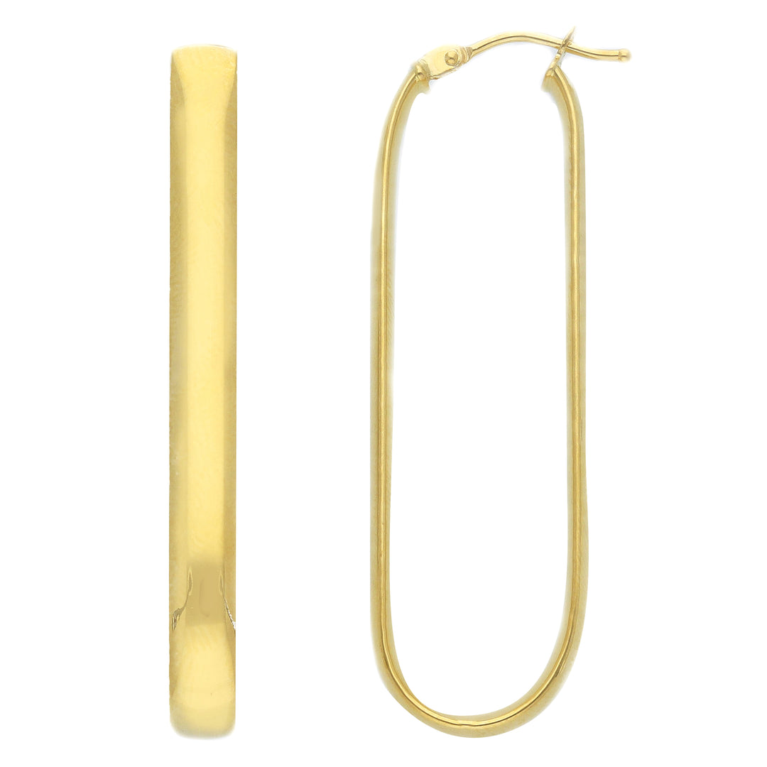 Creole Lun Hoop Elegante 14Kt