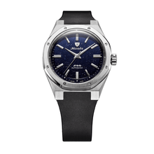 Nivada Grenchen F77 SST Dark Blue Aventurine MK2 38mm 68047A77-DR - Kautschukarmband Tropic