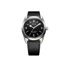 Nivada Grenchen Super Antarctic 3.6.9 Black 38mm 32039A17 - Lederarmband Schwarz