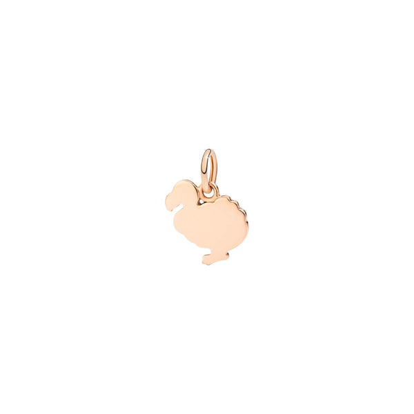 DoDo Anhänger Dodo-Vogel aus 9 Karat Roségold (Charm)