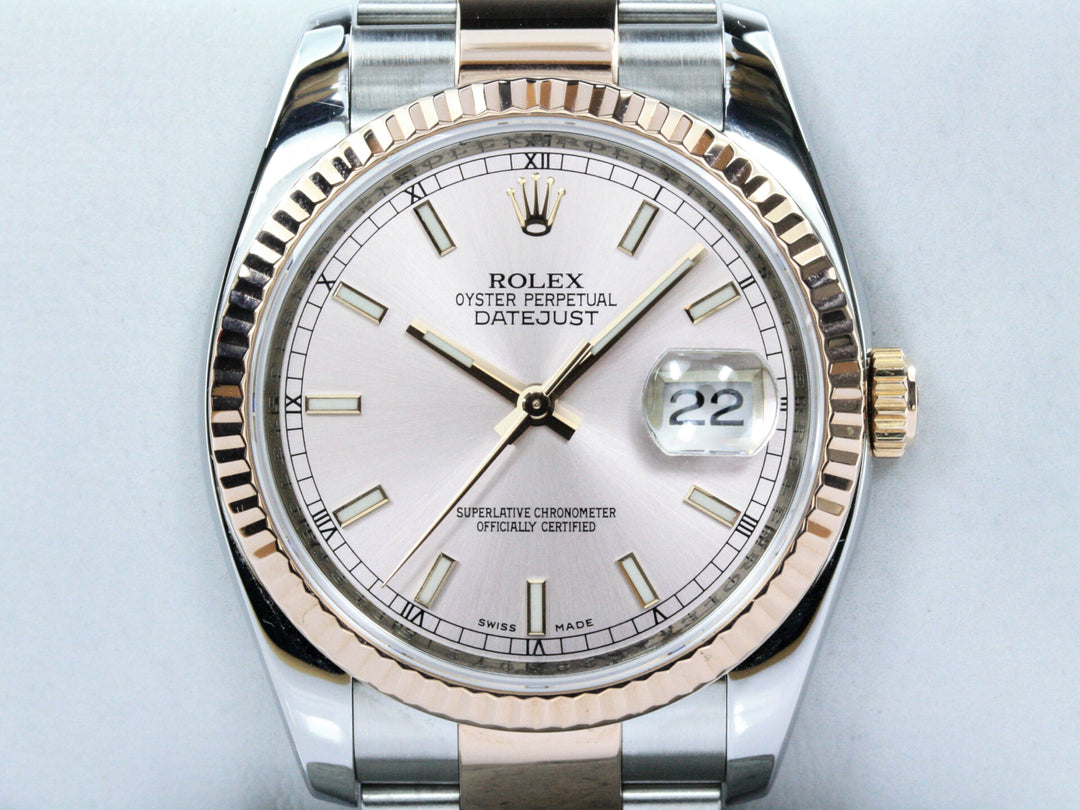116231_RLX_Datejust_Bicolor_18k_RGold_Oysterband_Serial_D295XXX_Bj.2005_1