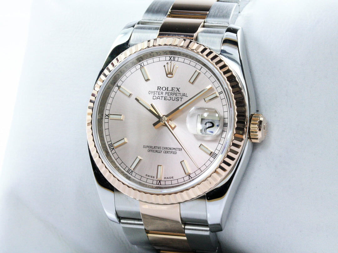 116231_RLX_Datejust_Bicolor_18k_RGold_Oysterband_Serial_D295XXX_Bj.2005_2