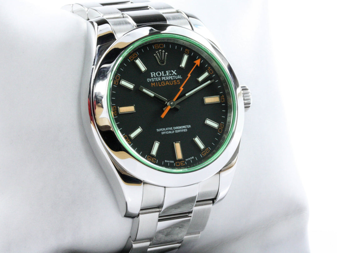 116400GV_RLX_Milgauss_Gruenes_Stahl_Glas_LC100_FSet_2010_6-scaled