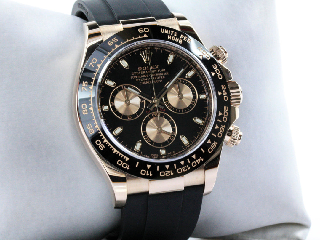 116515LN_RLX_Daytona_RGold_Black_Dial_Kautschuk_LC100_FSet_2021_6-scaled