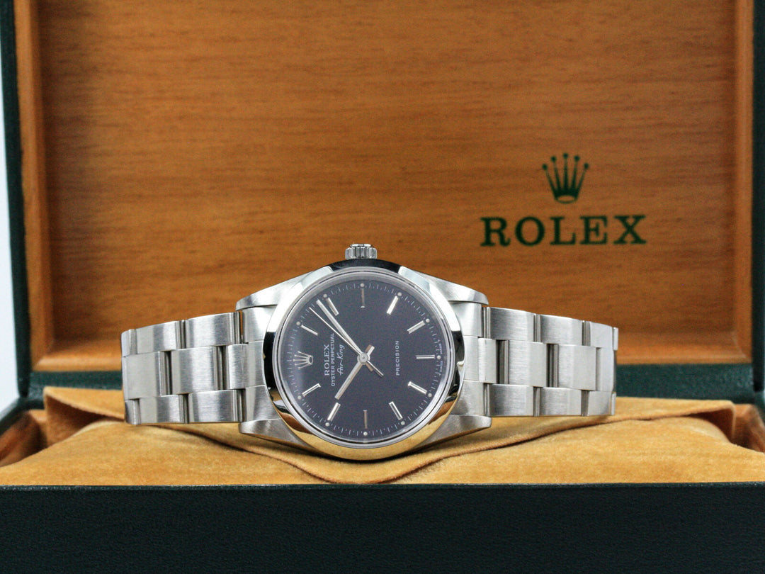 14000_RLX_Air-King_Black_Dial_Serial_W940XXX_1995_0