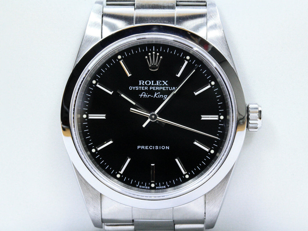 14000_RLX_Air-King_Black_Dial_Serial_W940XXX_1995_1