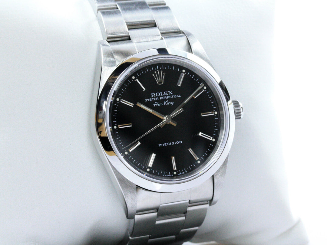 14000_RLX_Air-King_Black_Dial_Serial_W940XXX_1995_6