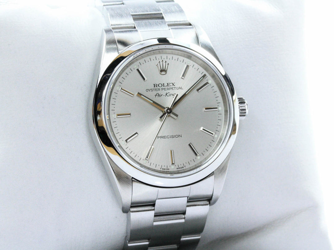 14000_RLX_Air_King_Stahl_Silver_Dial_FSet_Serial_A437XXX_LC170_1999_3