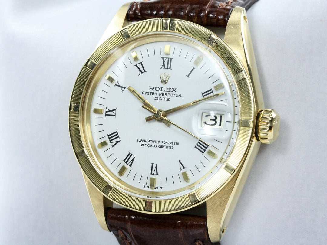 1501_RLX_Date_34mm_18k_GGold_Leder_White_Dial_1983_Serial_7386XXX_2