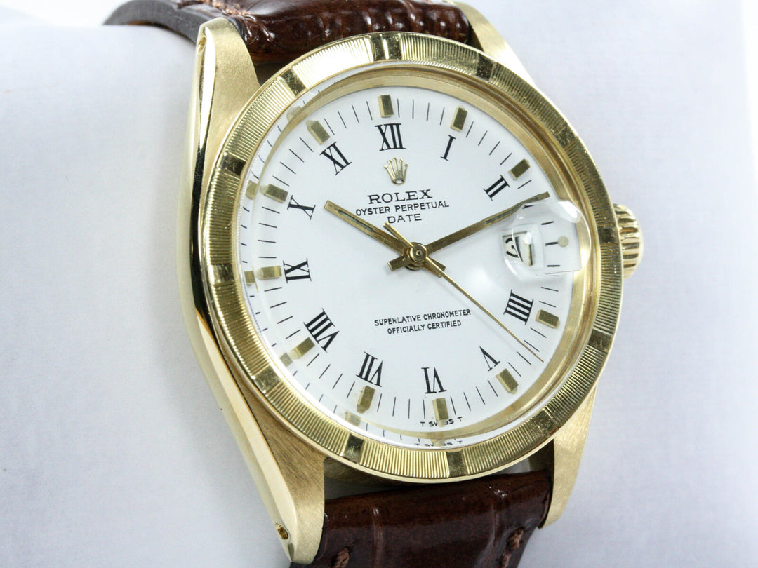 1501_RLX_Date_34mm_18k_GGold_Leder_White_Dial_1983_Serial_7386XXX_3