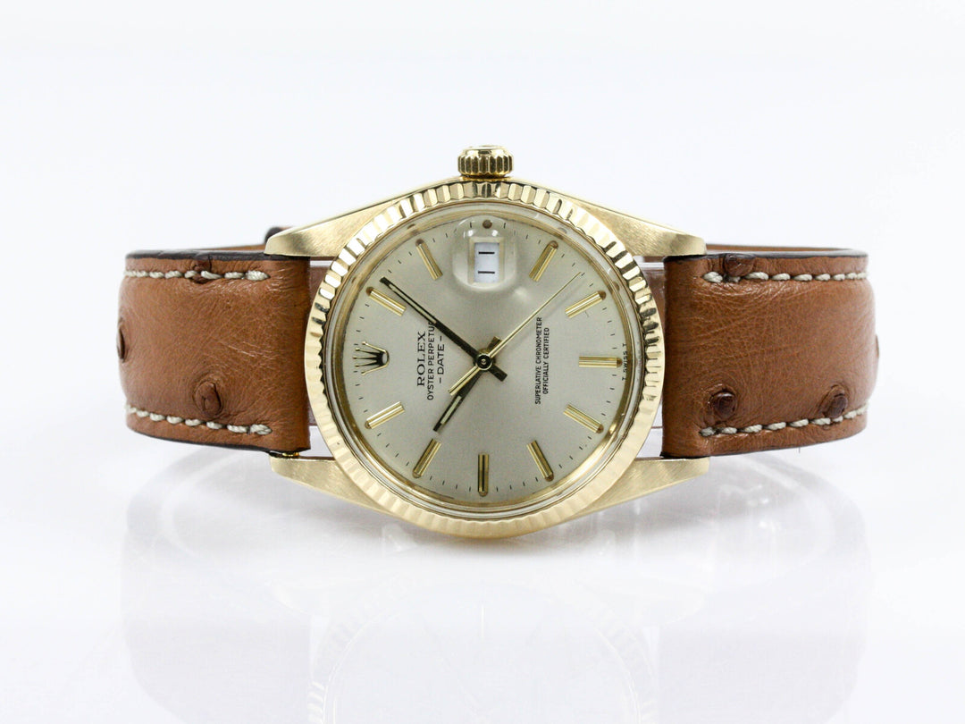 15038_RLX_Date_18k_GGold_Quickset_Champagne_Dial_Serial_R715XXX_Leder_Strauß_8