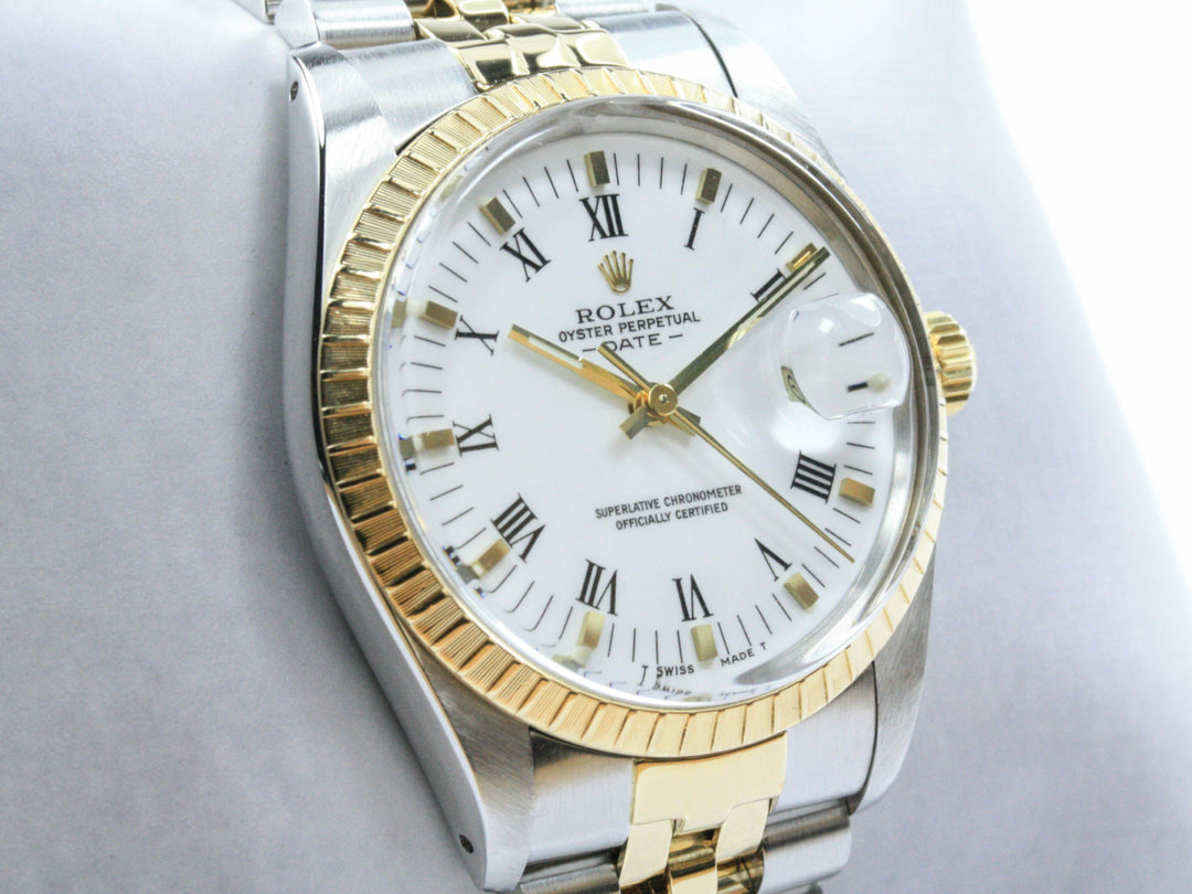 15053_RLX_Date_34mm_Bicolor_Jubilee_Servicepaper_LC110_FSet_1989_L-Serie_3-scaled