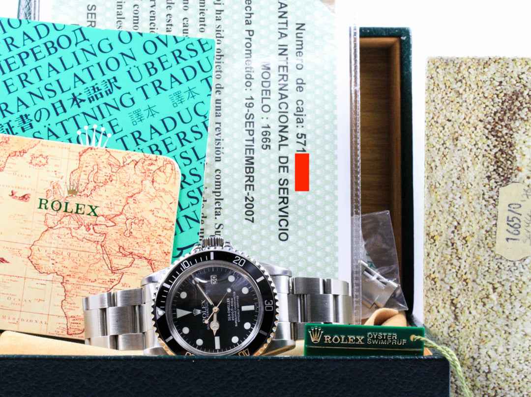 1665_Rolex_Sea-Dweller_Stahl_Service_Dial_Hands_Servicepaper_Venezuela_0-scaled