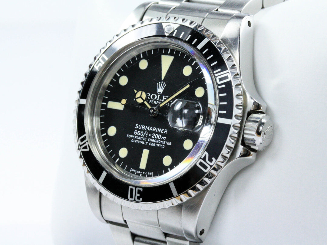 1680_RLX_Submariner_Date_40mm_Acrylglas_Bj.1980_Tritium_Dial_Hands_Serial_6129XXX_FSet_2