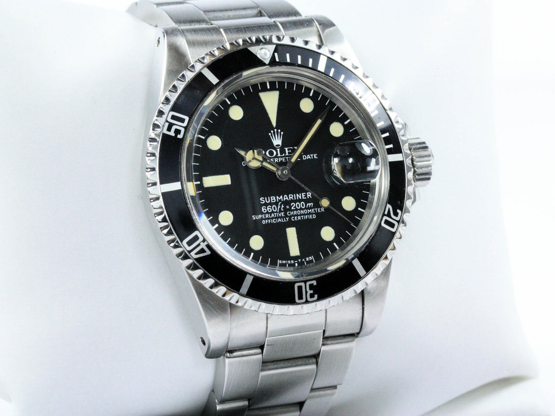 1680_RLX_Submariner_Date_40mm_Acrylglas_Bj.1980_Tritium_Dial_Hands_Serial_6129XXX_FSet_9