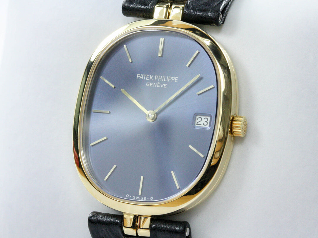 3930_Patek_Philippe_Elllipse_18k_GGold_Blue_Dial_Leather_18k_GGold_Clasp_Serial_2821XXX_2