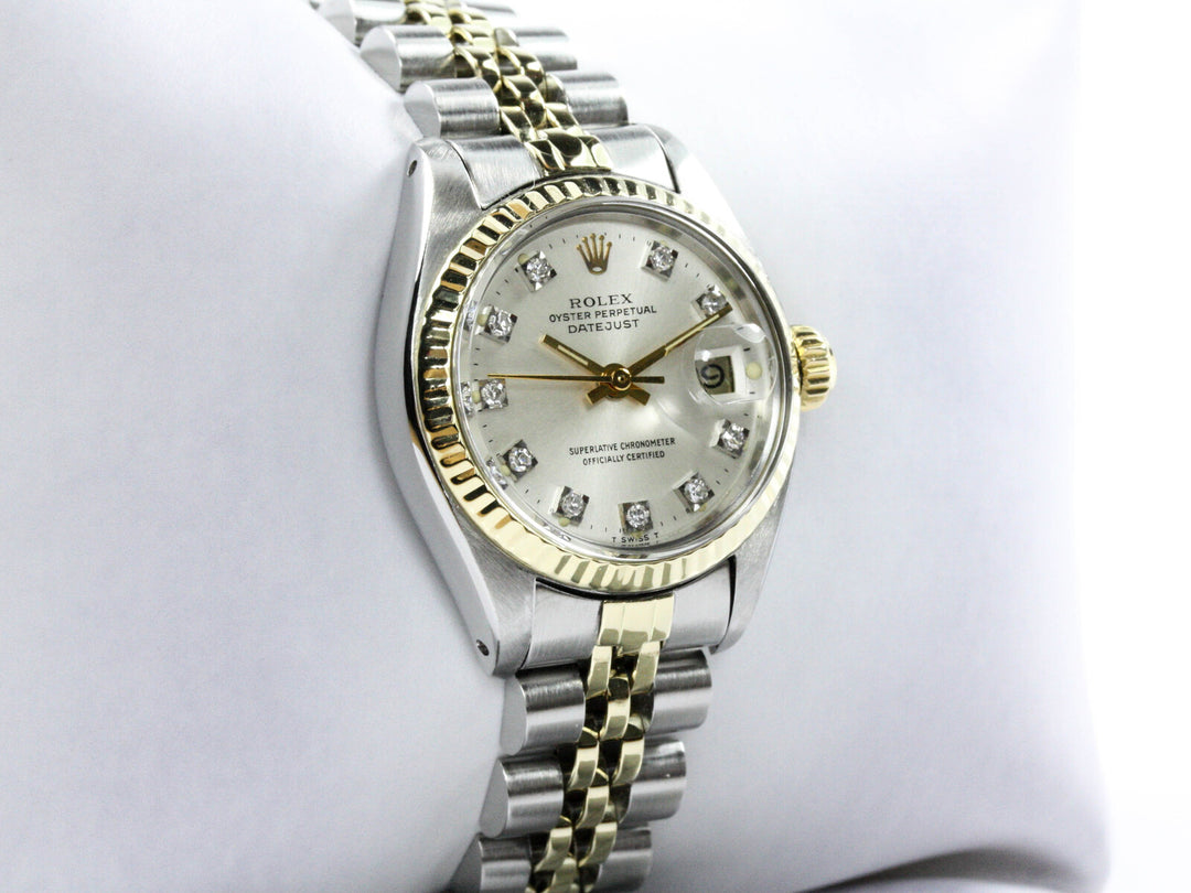 6917_RLX_Datejust_Lady_Bicolor_Jubilee_Silver_Diamond_Dial_Serial_5708XXX_6