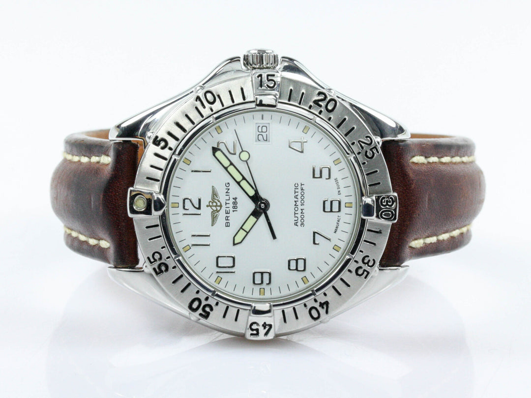 A17035_Breitling_Colt_Automatik_Stahl_Leder_White_Dial_Serial_44XX_9