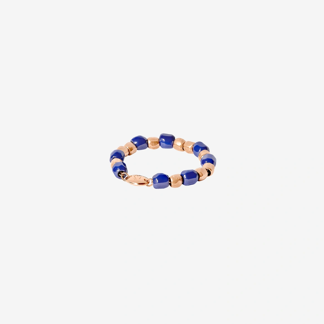 DAC1006_GRANX_CBL9R_020_Dodo_mini-granelli-ring-9k-rose-gold-blue-ceramics