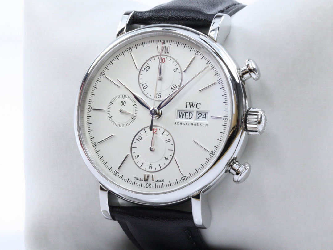 IW391007_IWC_Portofino_Chronograph_Leder_White_Dial_Silve_Hands_Fullset_2015_5-scaled