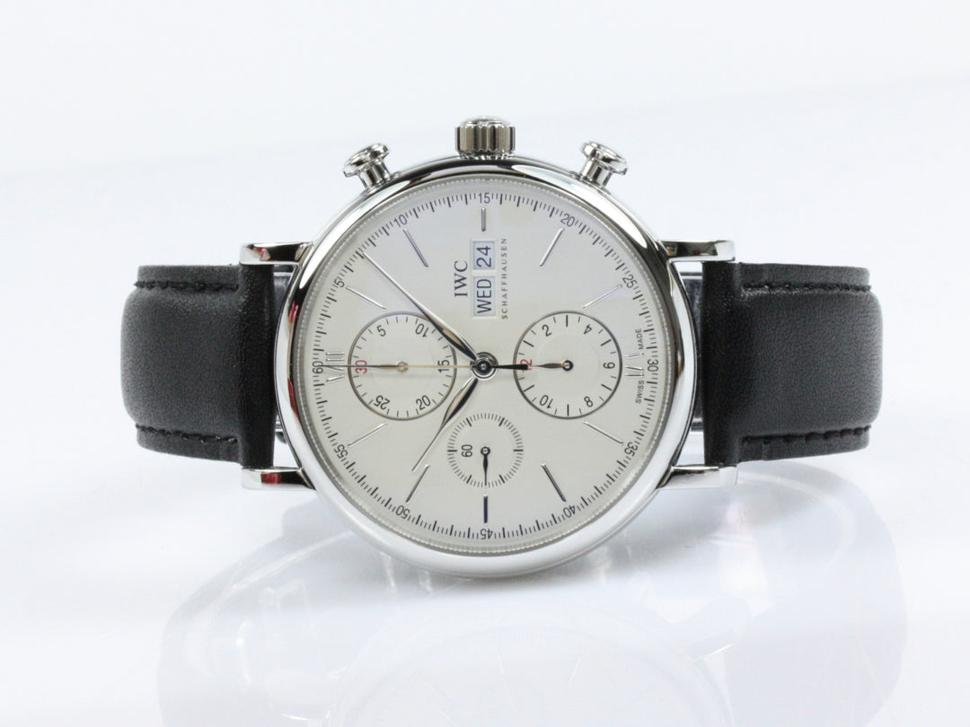 IW391007_IWC_Portofino_Chronograph_Leder_White_Dial_Silve_Hands_Fullset_2015_8-scaled