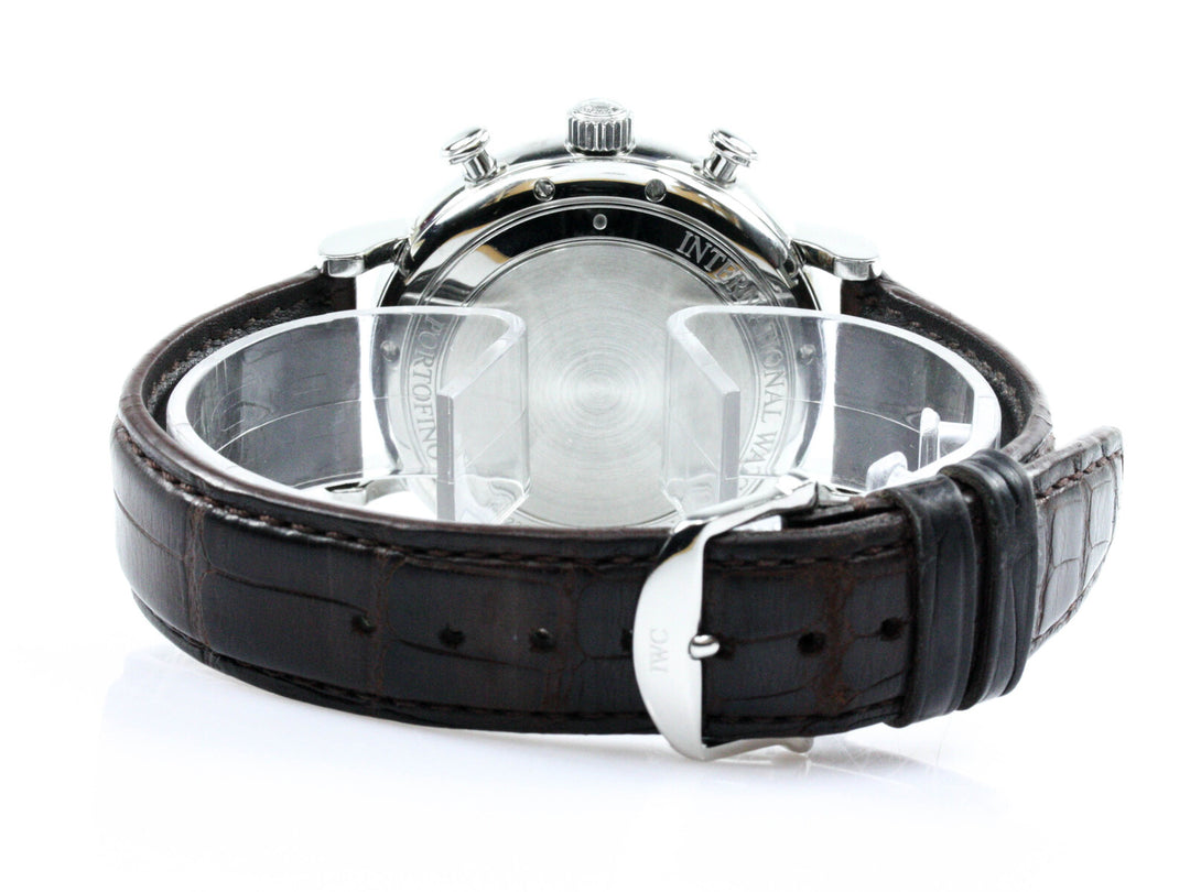 IW391008_IWC_Portofino_Chronograph_Black_Dial_Serial_5189XXX_Leder_Dornschließe_10