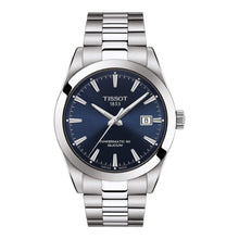 Tissot Gentleman Powermatic 80 Silicium T127.407.11.041.00 – Herrenuhr Edelstahl mit blauem Zifferblatt, Datumsanzeige und Edelstahlarmband