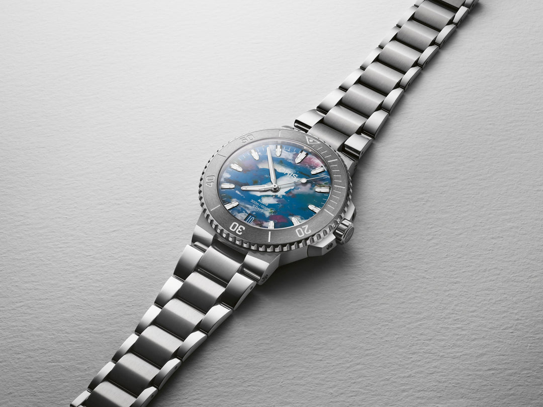 Oris Aquis Date Upcycle Calibre 400 43,5mm 01 400 7790 4150 – Detailansicht