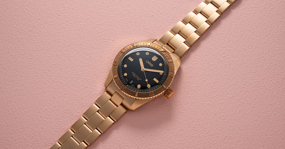 Oris Divers Sixty-Five Date 38mm 01 733 7771 3154 – Detailansicht
