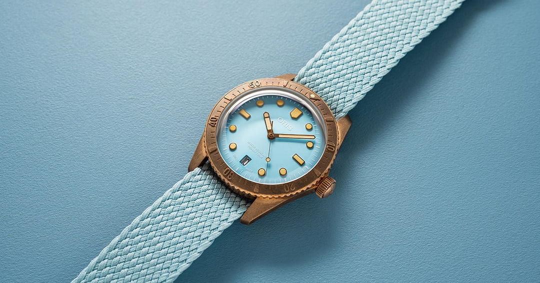 Oris Divers Sixty-Five Cotton Candy 38mm 01 733 7771 3155 – Detailansicht
