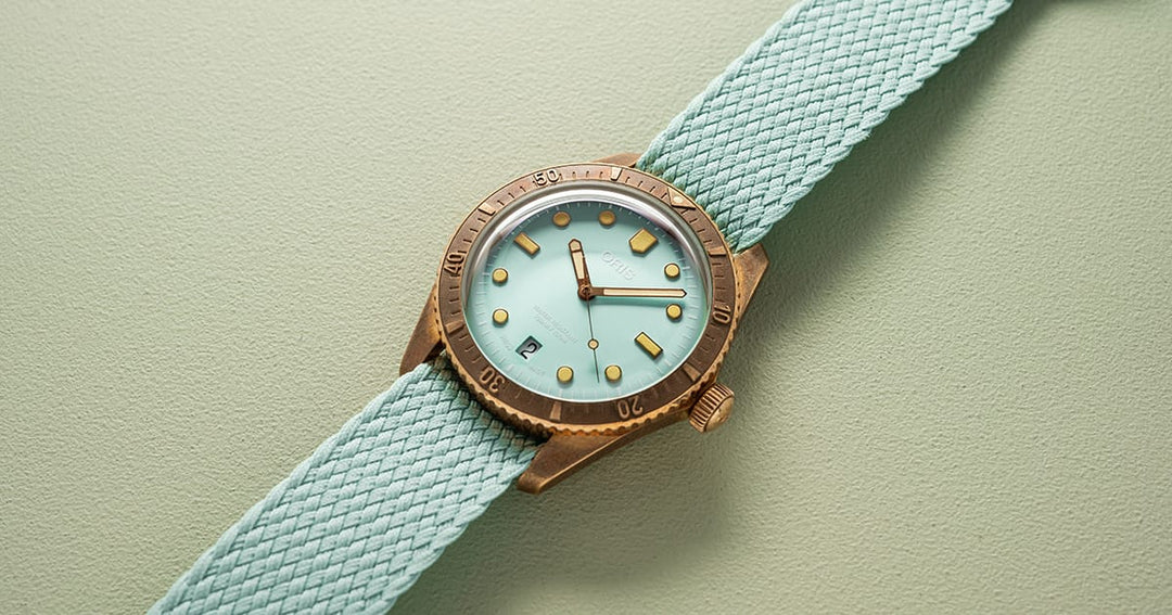 Oris Divers Sixty-Five Cotton Candy 38mm 01 733 7771 3157 – Detailansicht