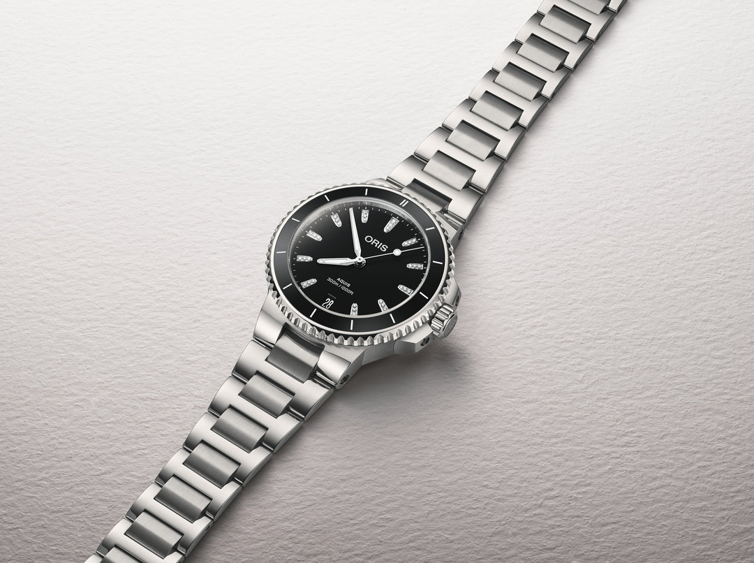 Oris Aquis Date Diamonds 36,5mm 01 733 7792 4194 – Detailansicht