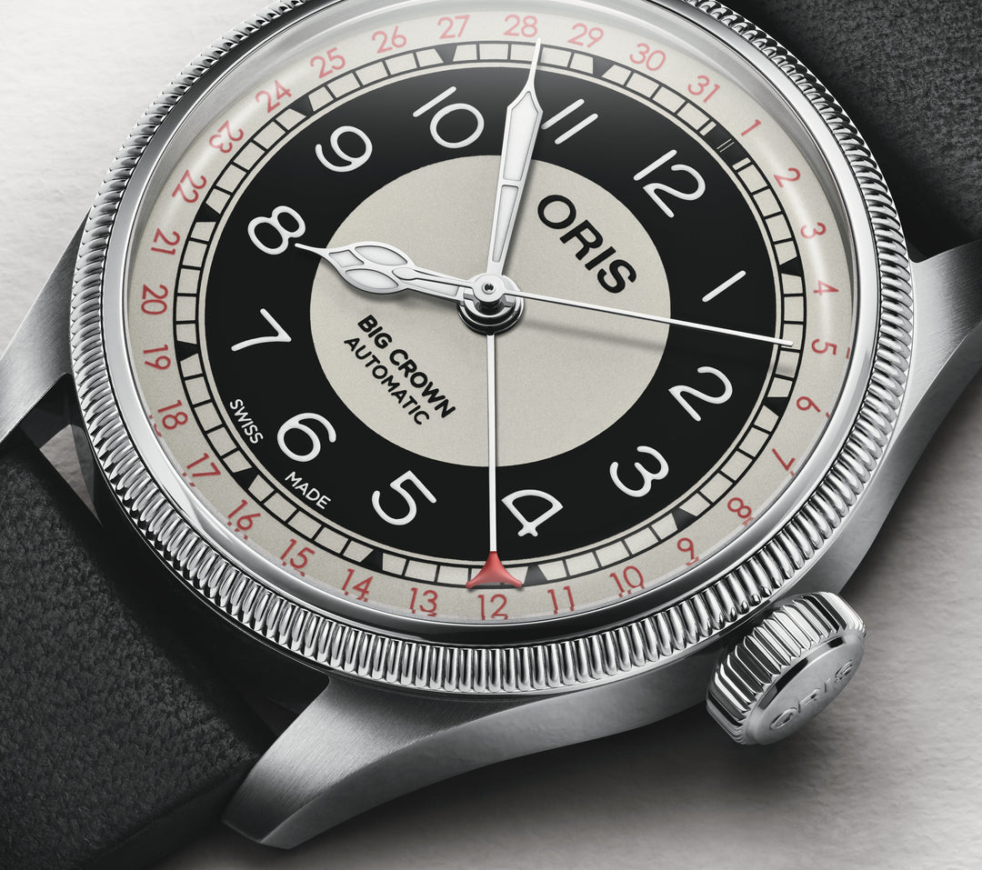 Oris Big Crown Pointer Date Bullseye 38mm 01 754 7779 4061 – Detailansicht