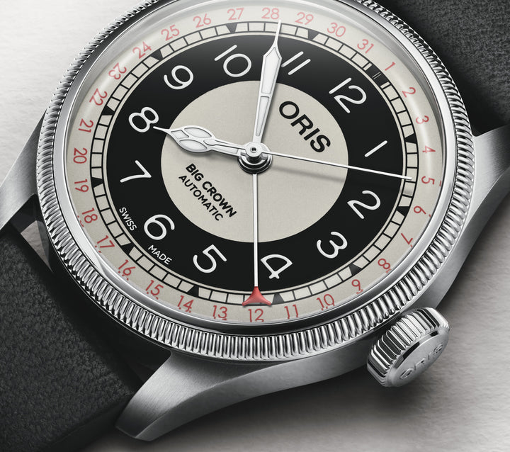 Oris Big Crown Pointer Date Bullseye 38mm 01 754 7779 4061 – Detailansicht