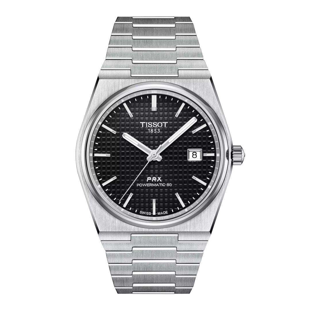 Tissot PRX 39,5mm T137.407.11.051.00 - Zifferblatt Schwarz, Armband Stahl