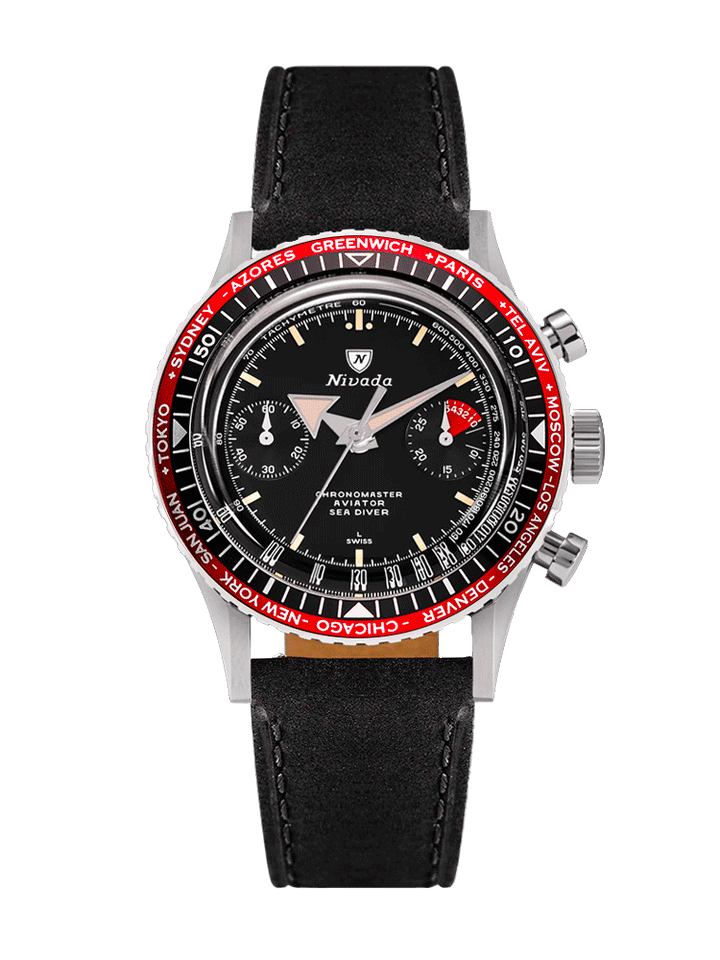 Nivada Grenchen Chronomaster Broad Arrow N Inter.Bezel Manual 86014M – Ansicht 2