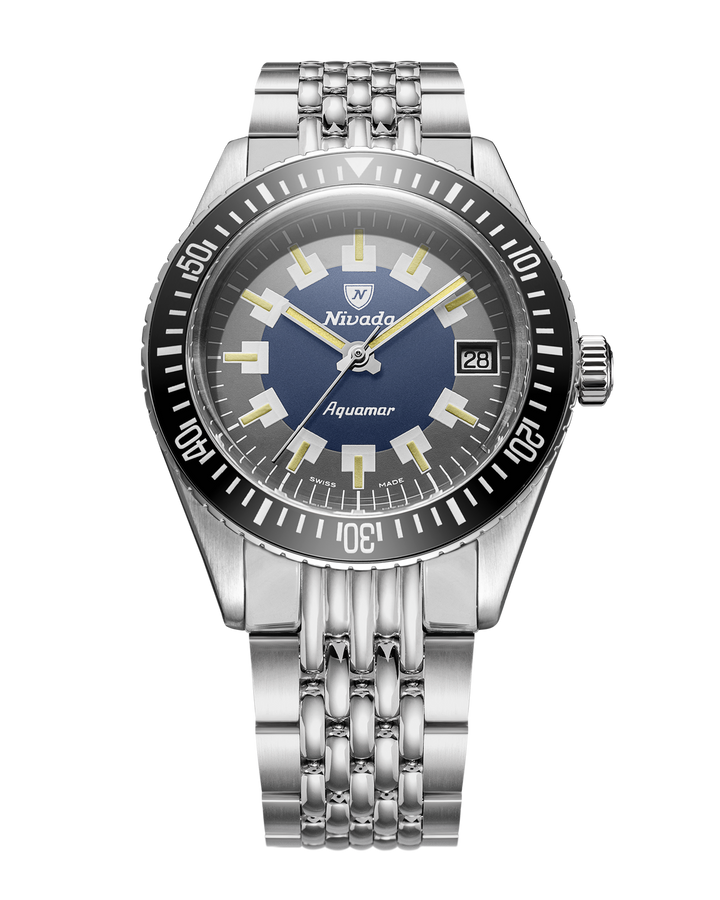 Nivada Grenchen Antarctic Diver Aquamar Vintage 32062A – Ansicht 8
