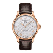 Tissot Le Locle 39,3mm T006.407.36.033.00 - Zifferblatt Silber, Armband Leder