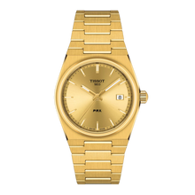 Tissot PRX 34,6mm T137.210.33.021.00 - Zifferblatt Champagner, Armband Stahl mit PVD-Beschichtung