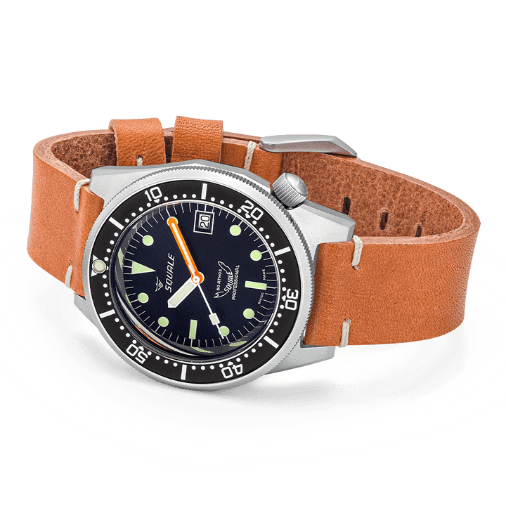 Squale 1521 Black Blasted Lederband 1521BKBL.PC – Ansicht 3