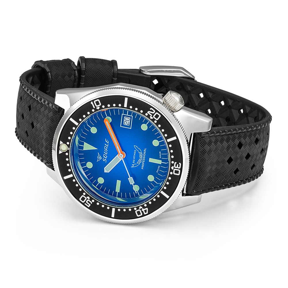Squale 1521 Blue Ray Kautschukband 1521PROFD.HT – Ansicht 3