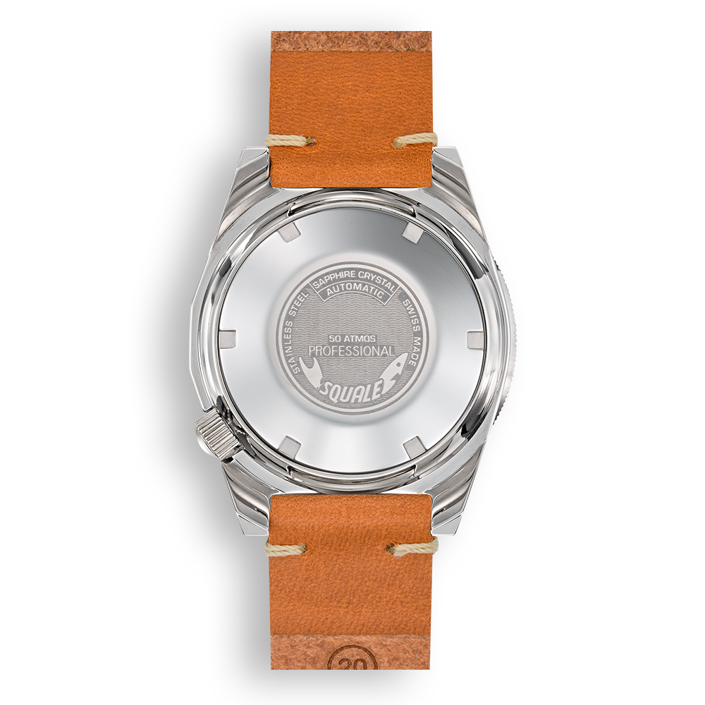 Squale 1521 Ocean 42mm Lederband 1521OCN.PC - Gehäuseboden