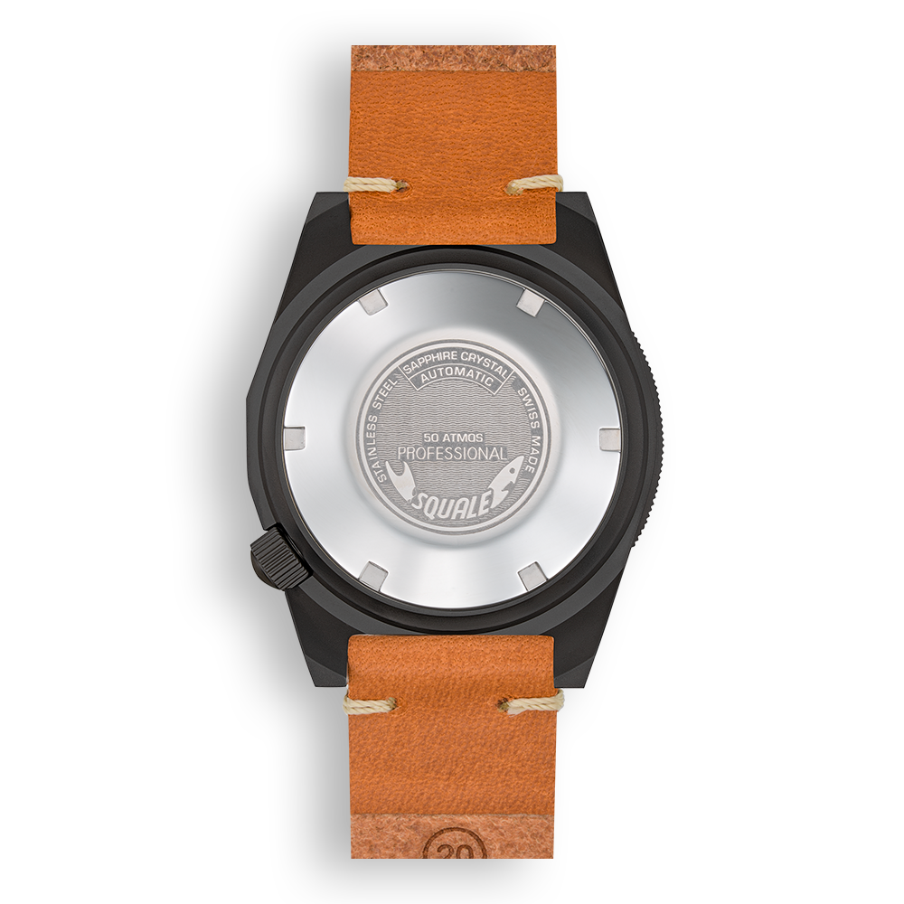 Squale 1521 DLC Lederband 1521DLCBK.PC – Ansicht 2