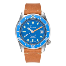 Squale 1521 Ocean – Herren-Taucheruhr Edelstahl 42 mm mit blauem Zifferblatt und Drehlünette