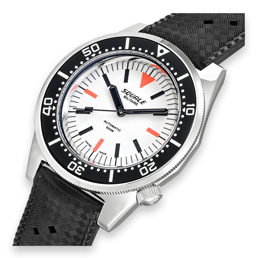 Squale 1521 Full Luminous Militaire Kautschukband 1521FUMIWT.HT – Ansicht 4