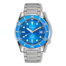 Squale 1521 Ocean Edelstahlband 1521OCN.SQ20B – Taucheruhr Edelstahl 42 mm, Zifferblatt Blau, Edelstahlband